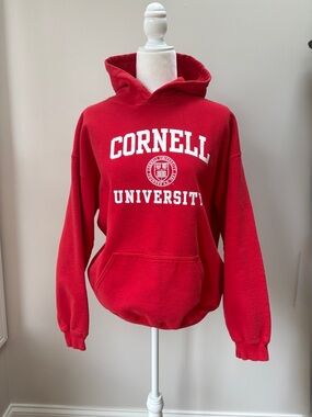 Cornell University Red Logo Hoodie